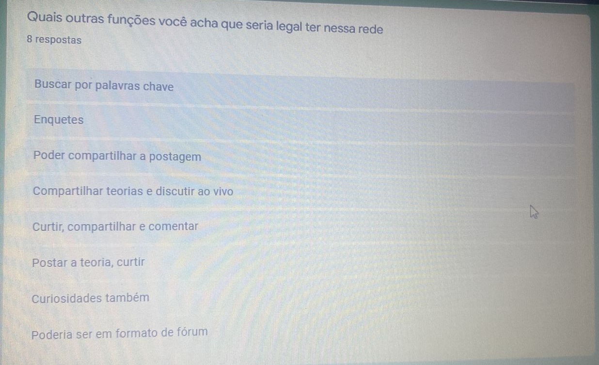 Funcionalidades sugeridas